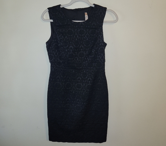 Bailey 44 Black Textured Mini Dress - Picture 1 of 4